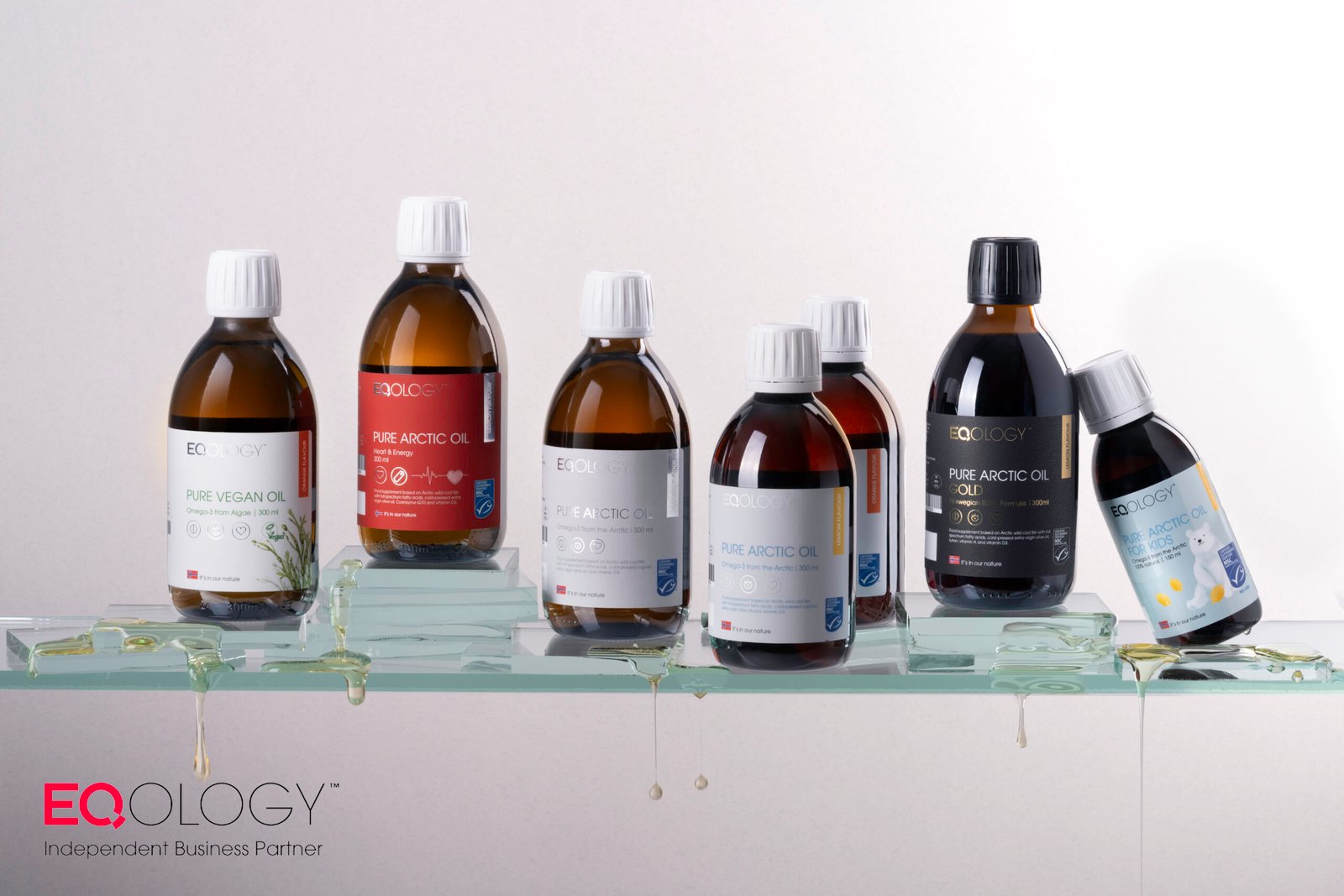 Natuurlijke supplementen -Pure arctic oil varianten - Eqology