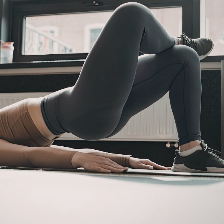 Rekoefening voor de piriformis bij diepe bilspierpijn
